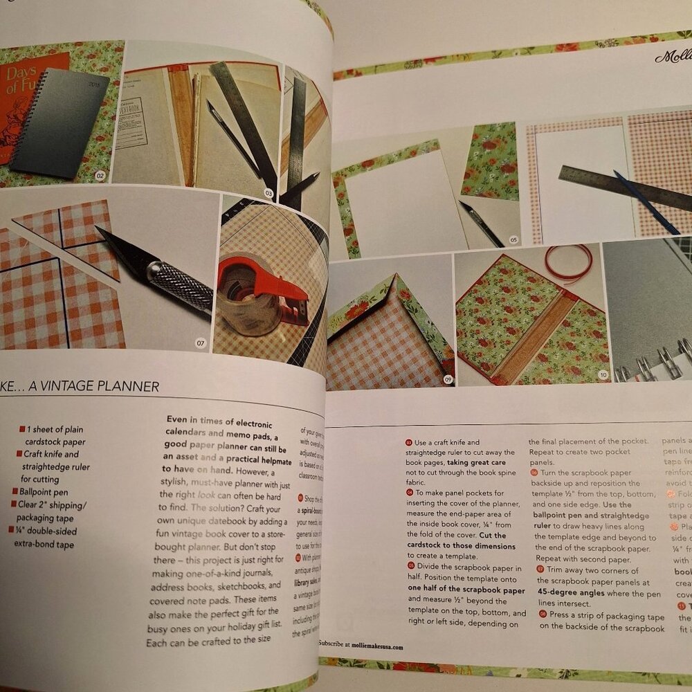Issue 7 Mollie Makes December 2014 UK Magazine US Edition Winter Maryanne Moodie - Picture 11 of 12